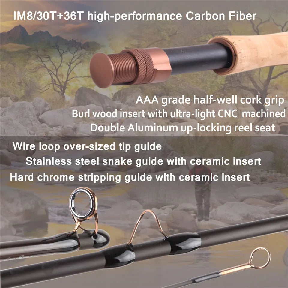 Versatile fly fishing rod