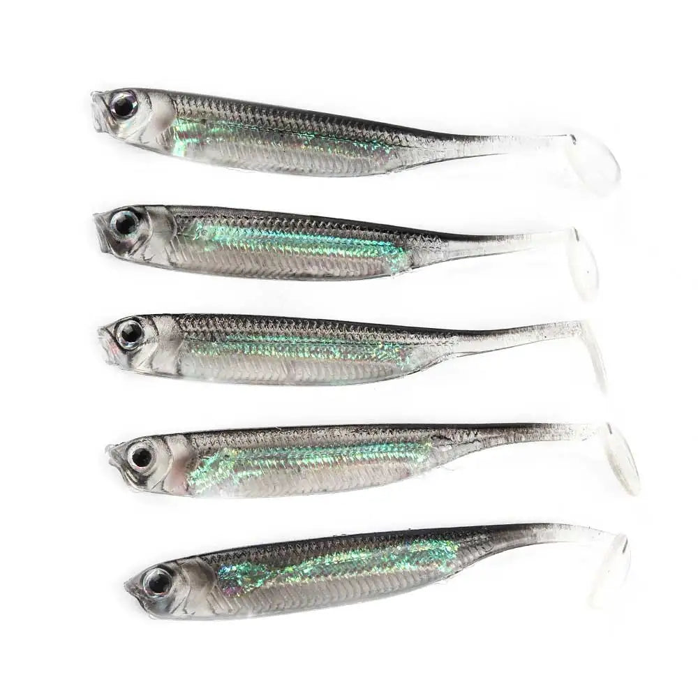 Leurres souples truite/perche 7 cm pratiques