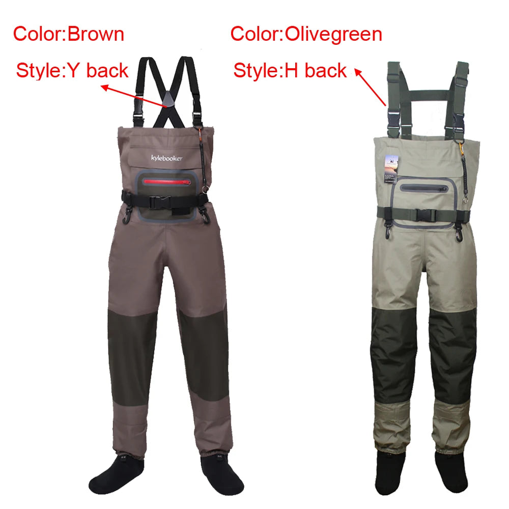 Cuissardes de pêche confortables hommes femmes