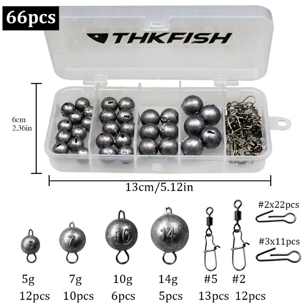 Fishing weight kit 5 to 20 g