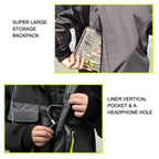 Waterproof and breathable fishing jacket