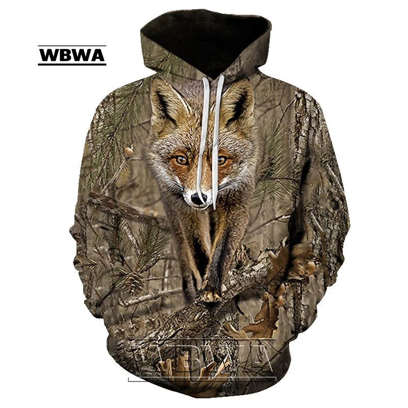 Hoodie Camo Animaux