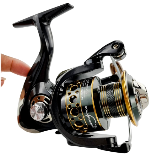 Carp Fishing Reel with Reinforced Metal Spool