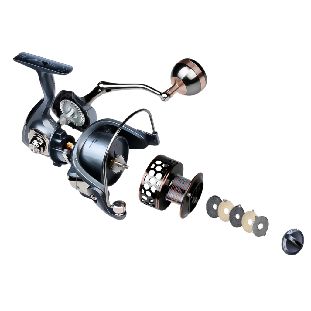 High Resistance Metal Carp Reel