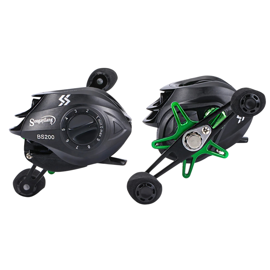 Powerful spinning reel, maximum drag 10 kg