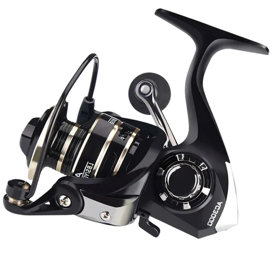 Moulinet métal rapide 5.2:1 pêche