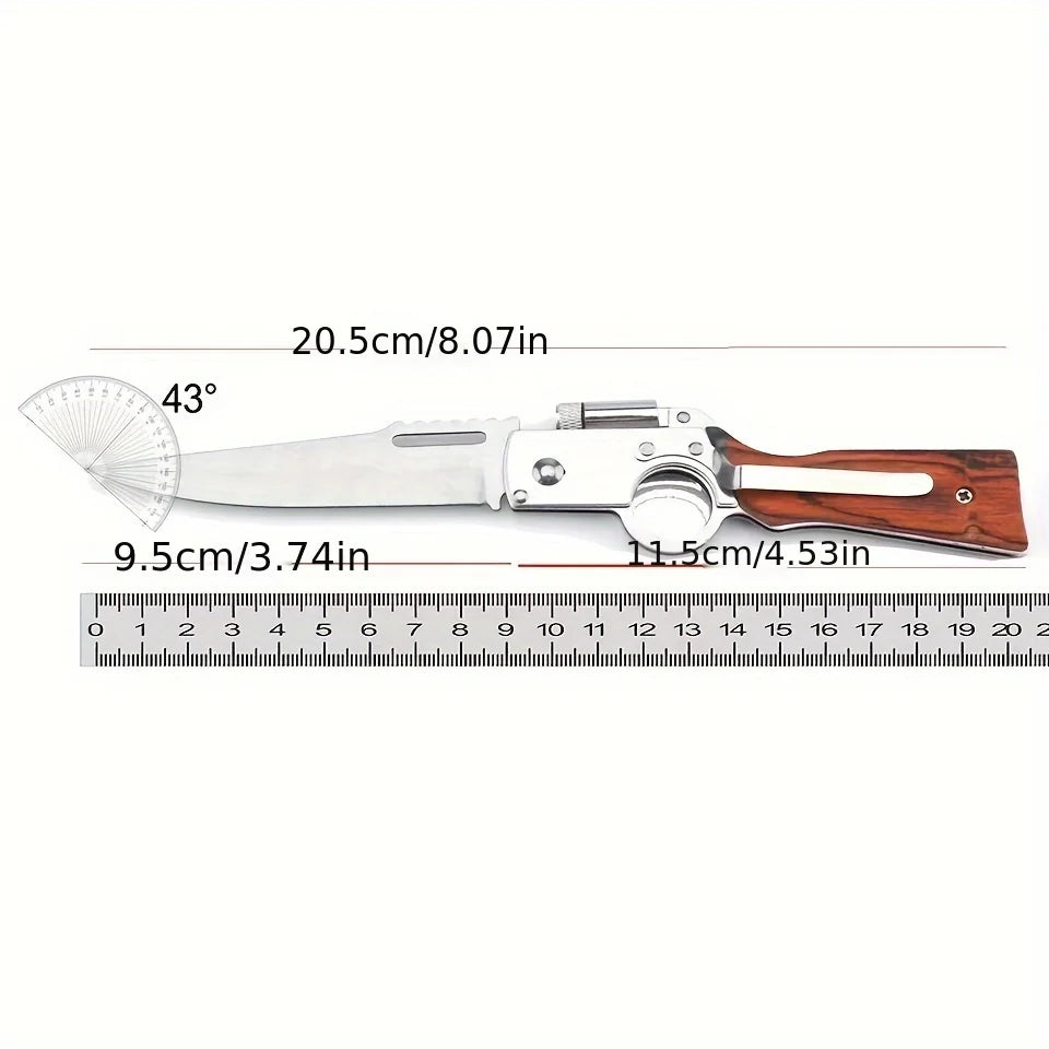 Couteau Tactique Extérieur – Multifonction Chasse et Secours