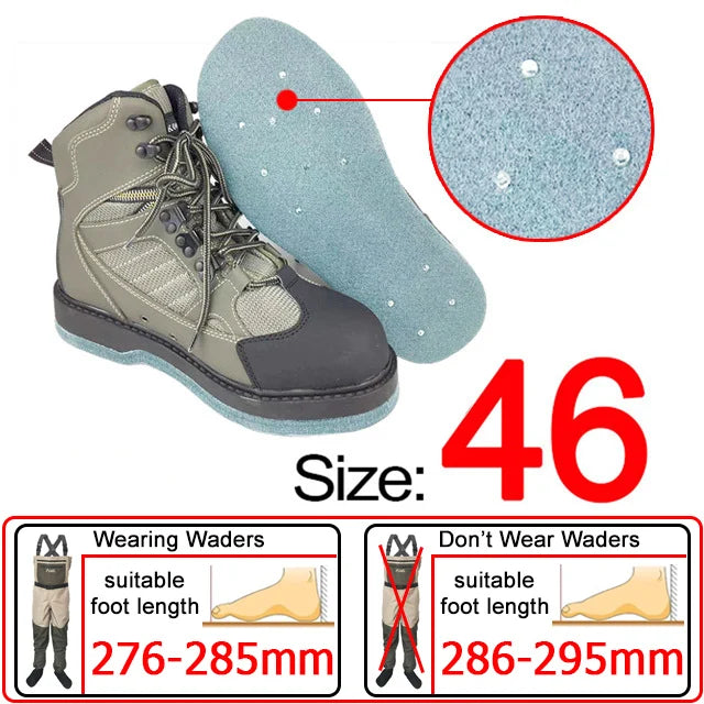 Chaussures pêche à la mouche polyvalentes