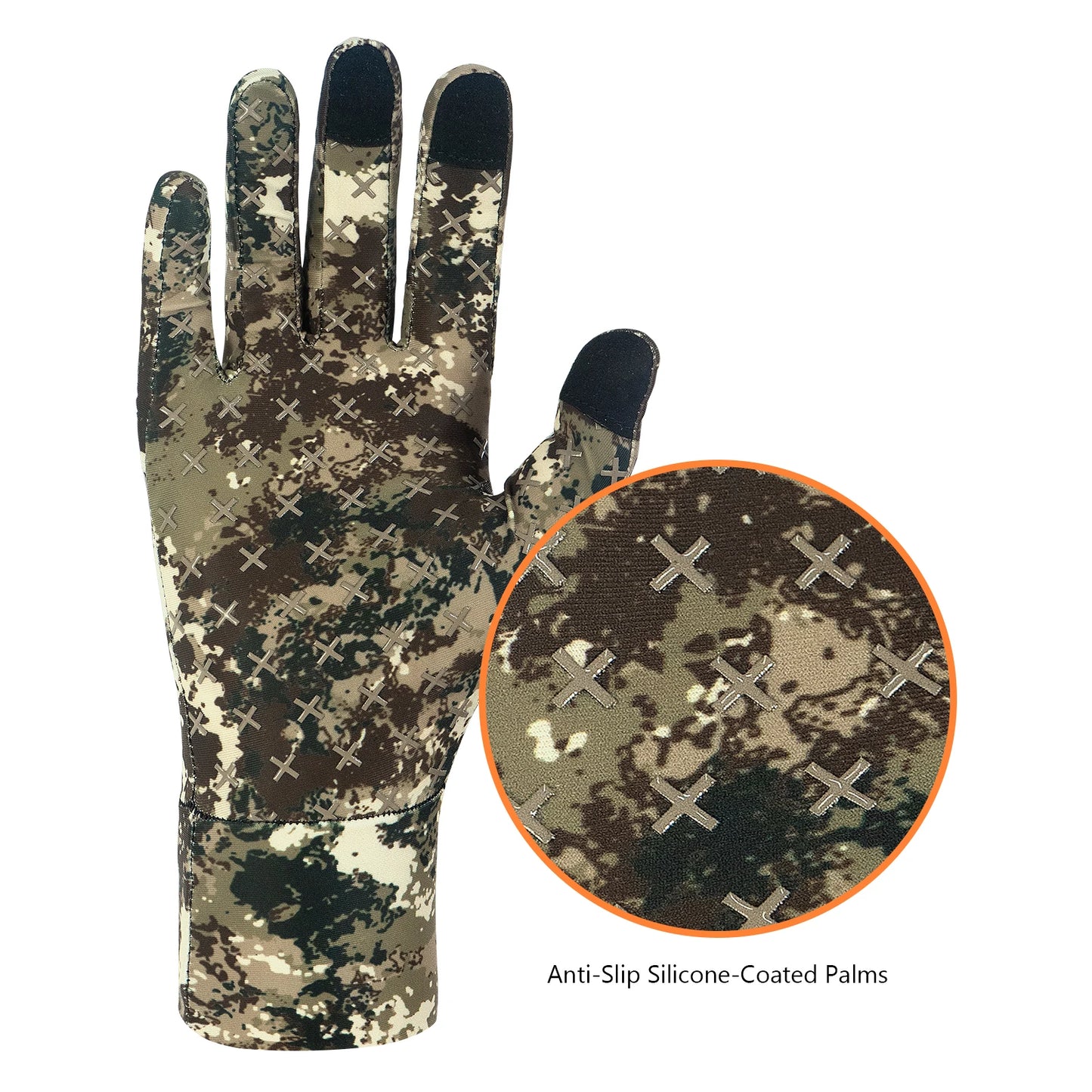 Gants de Chasse Camouflage Légers UPF 50+ HG05