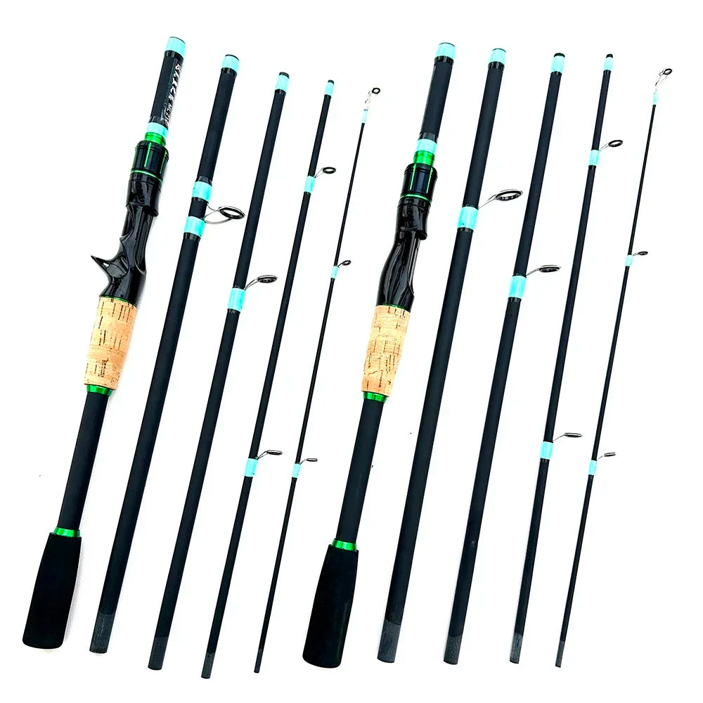 Carbon rod – 1.8 m / 5.9 ft or 2.1 m / 6.9 ft – medium action