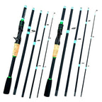Carbon rod – 1.8 m / 5.9 ft or 2.1 m / 6.9 ft – medium action
