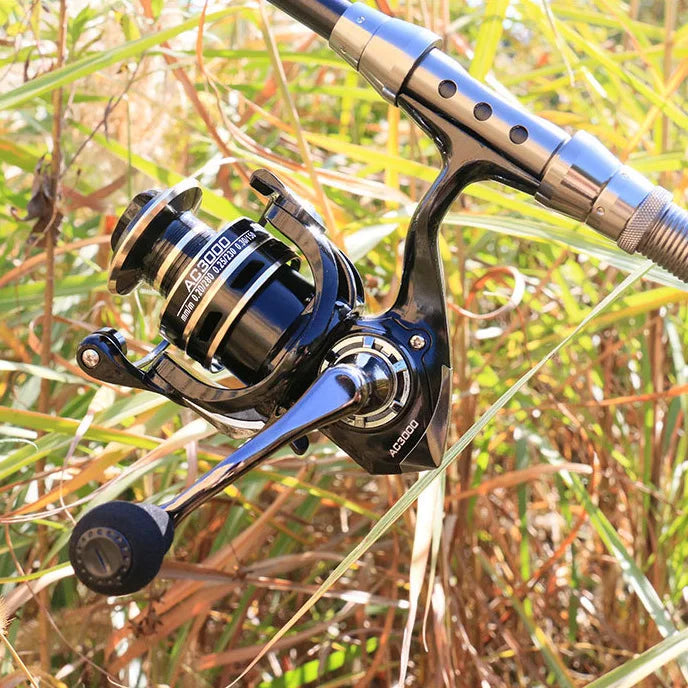 Moulinet métal rapide 5.2:1 pêche
