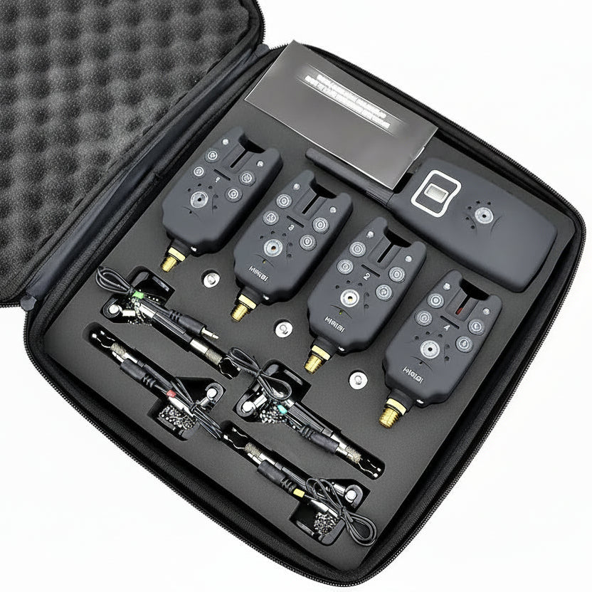 Complete wireless fishing alarm kit