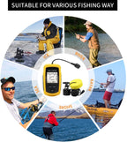 Portable fish finder for lakes and the sea