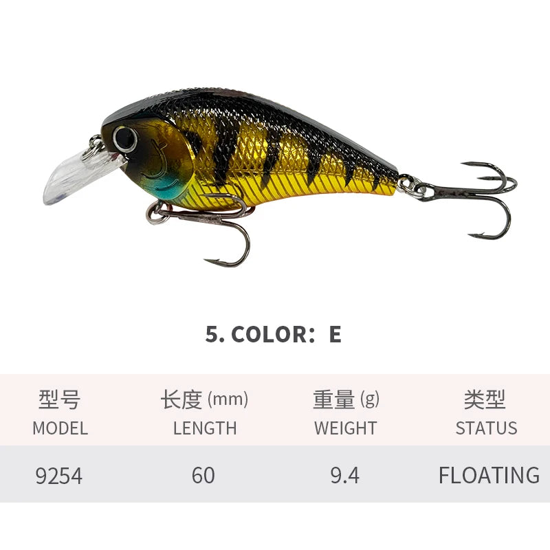 Crankbait Squarebill Sonore 60mm 9,4g