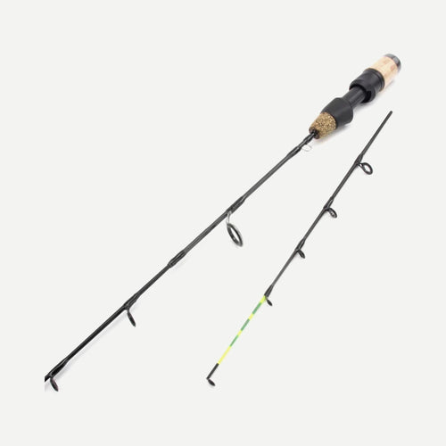 Canne à glace 60 cm carbone – 2 scions