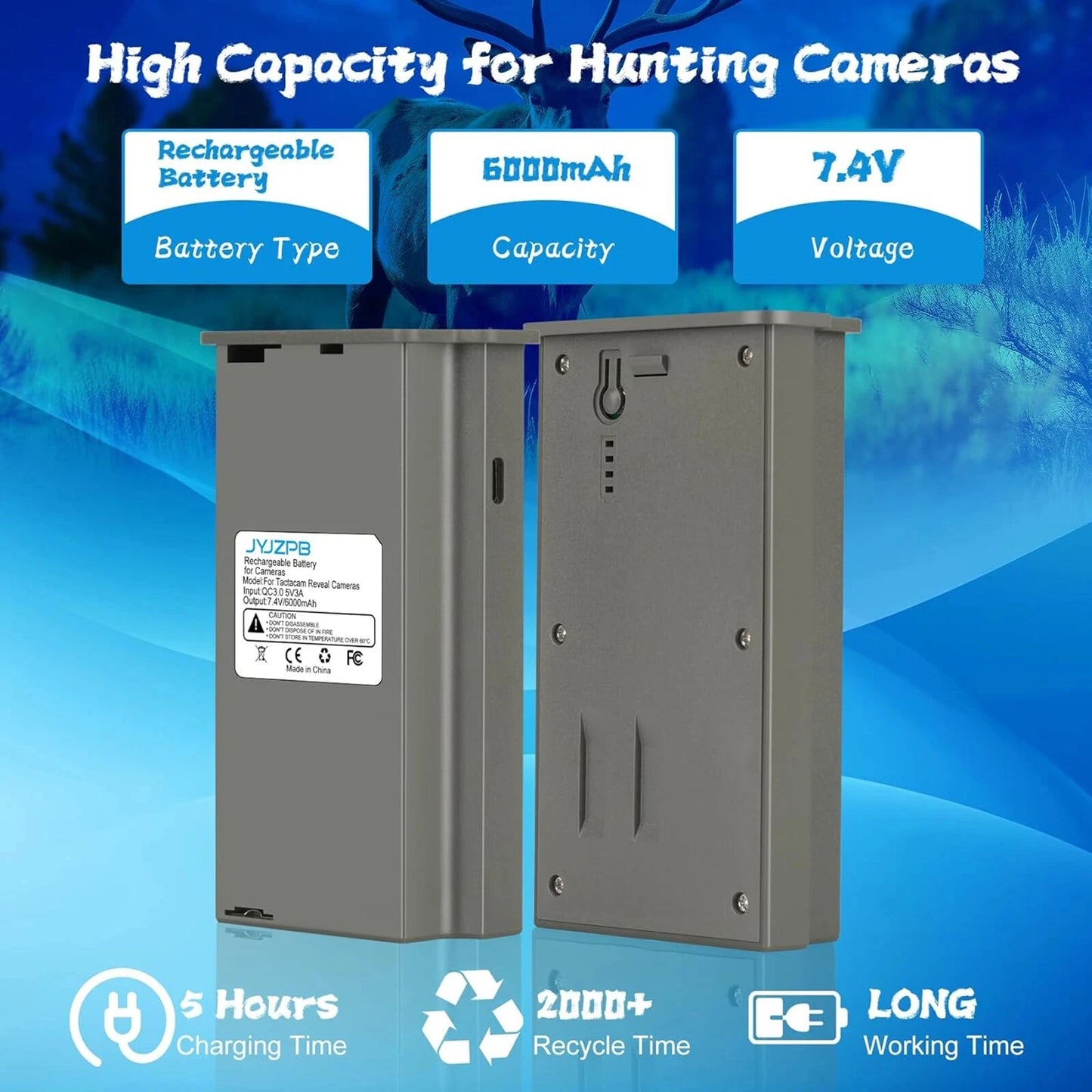 Batterie EM6 Longue Durée Chasse