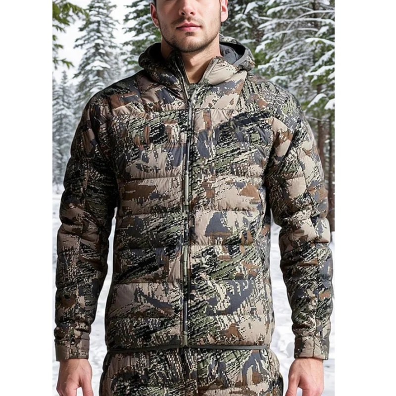 Veste Duvet Camouflage Chasse Extérieur