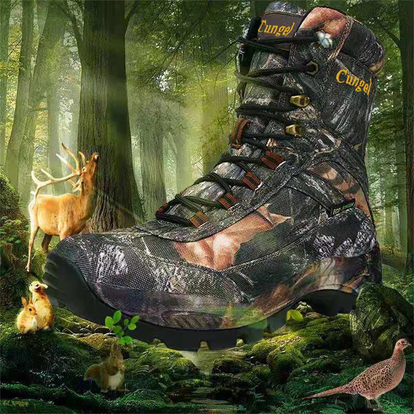 Bottes Camouflage Chasse Randonnée Imperméables