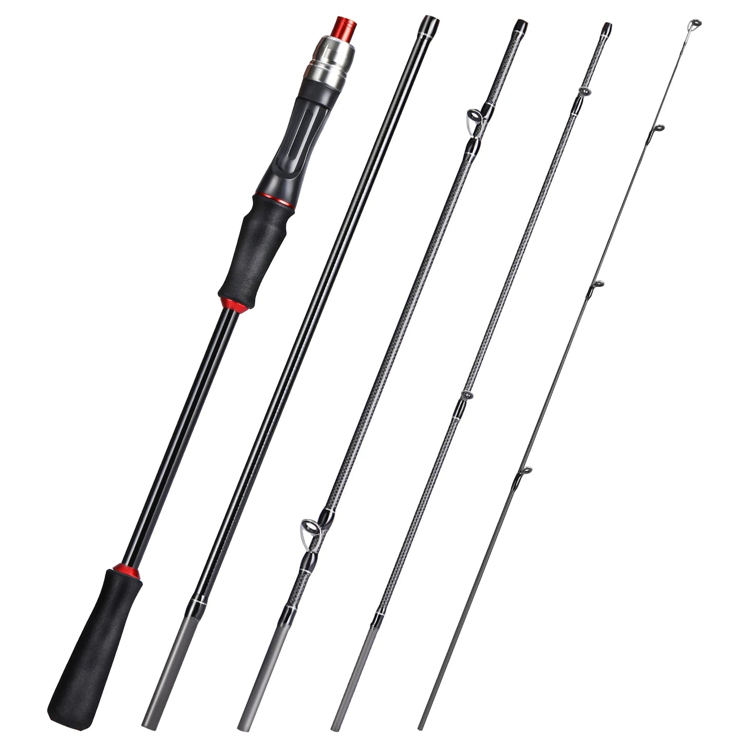 Canne à pêche voyage légère 1,8–2,1 m