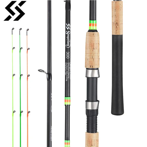 Lightweight carbon rod with cork handle