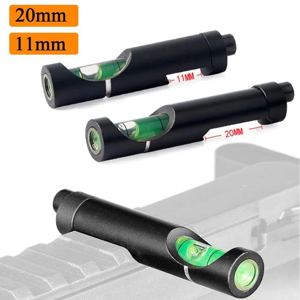 Hunting Spirit Bubble Level Optical Scope Mounts for 11mm/20mm Picatinny Rail Rifle Scope Leveling Tool Kit Hunting Accessories