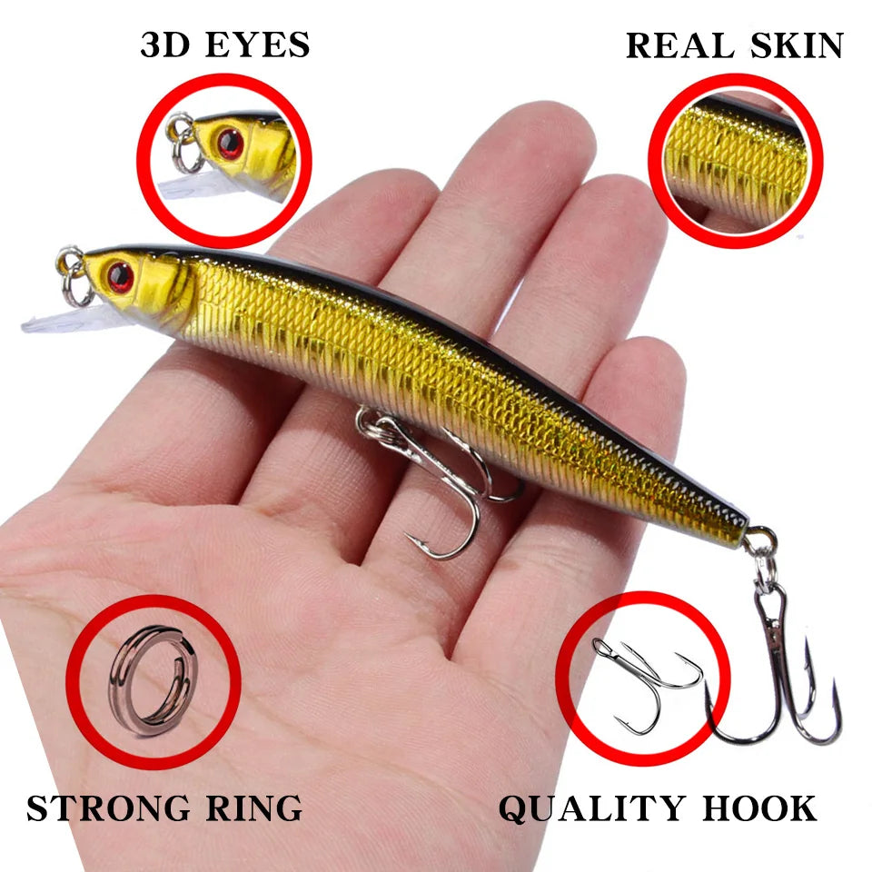 Leurre Méné Flottant 95mm 8g Pêche Pro