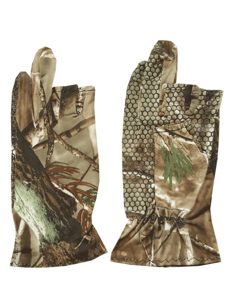 Fingerless Camo Gloves