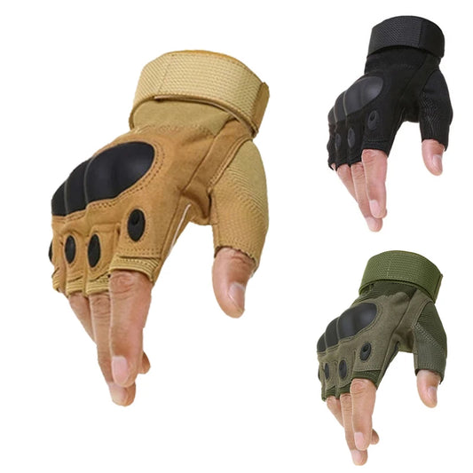 Gants Tactiques Demi-Doigt pour Cyclisme et Activités Extérieures