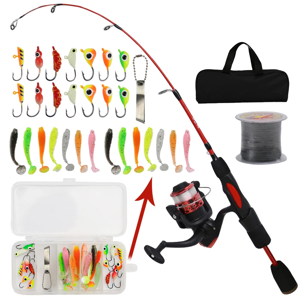 Kit Pêche sur Glace 34pcs – Ultraléger 27po