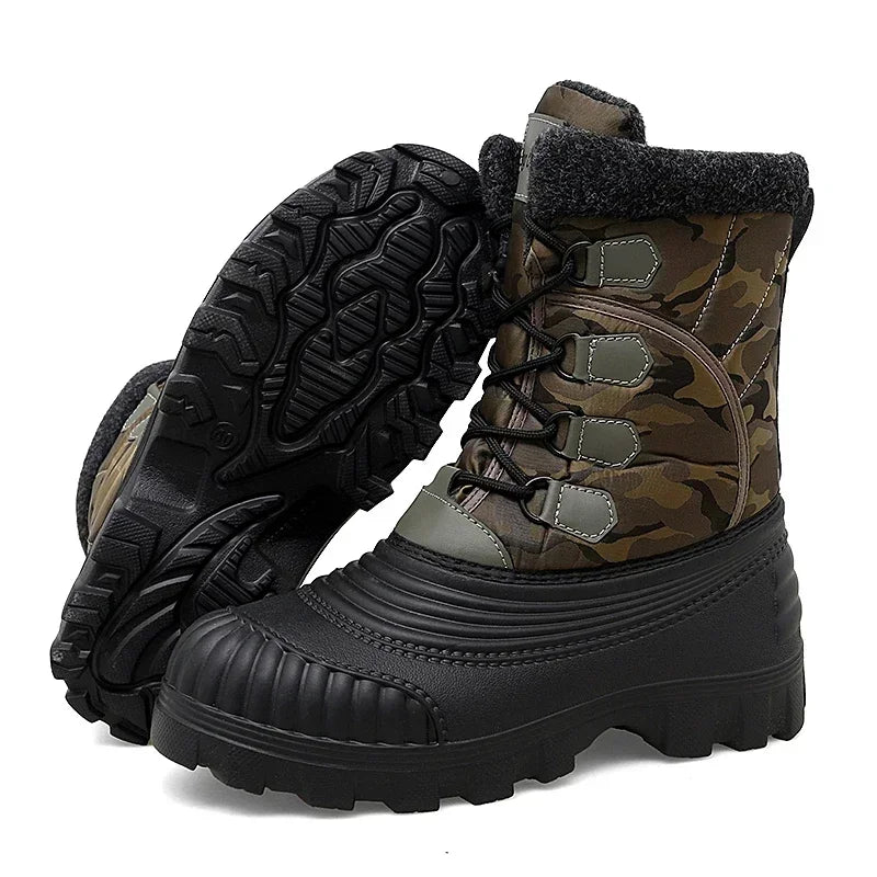 Camouflage Snow Boots