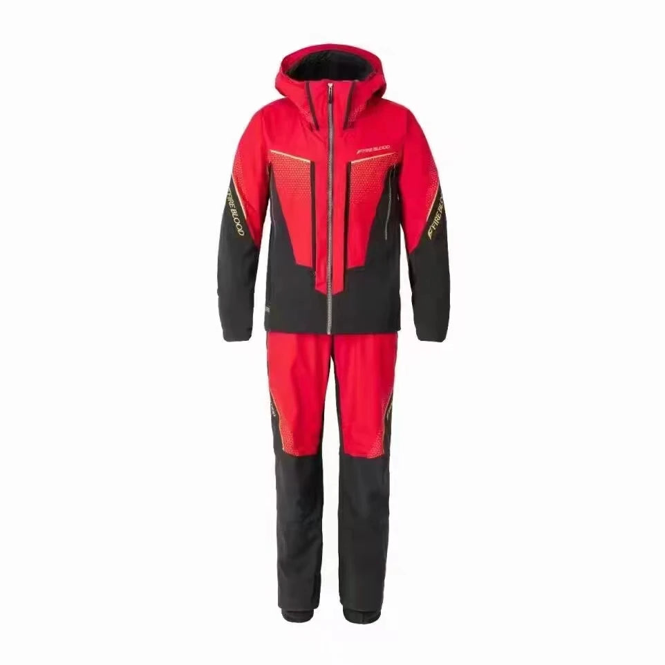 Thick and breathable winter fishing suit