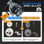 Lightweight Spinning Reel Durable Alloy