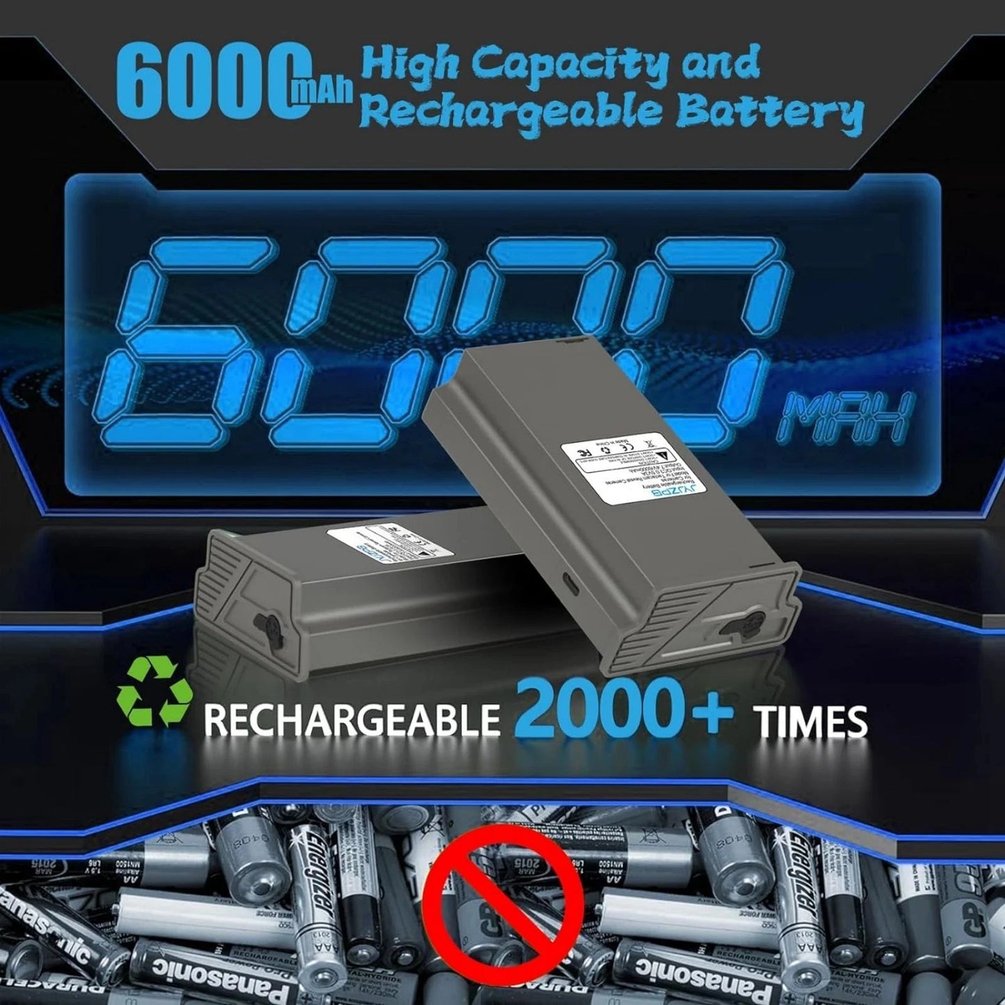 Batterie EM6 Rechargeable Haute Capacité