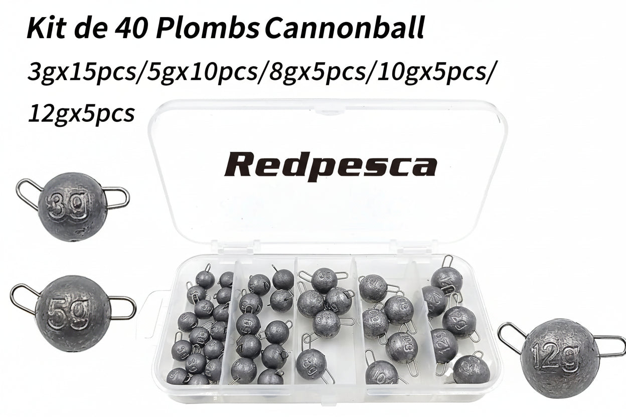 Adjustable Cannonball fishing weights