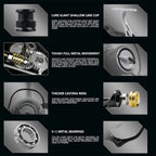 Lightweight Spinning Reel Durable Alloy