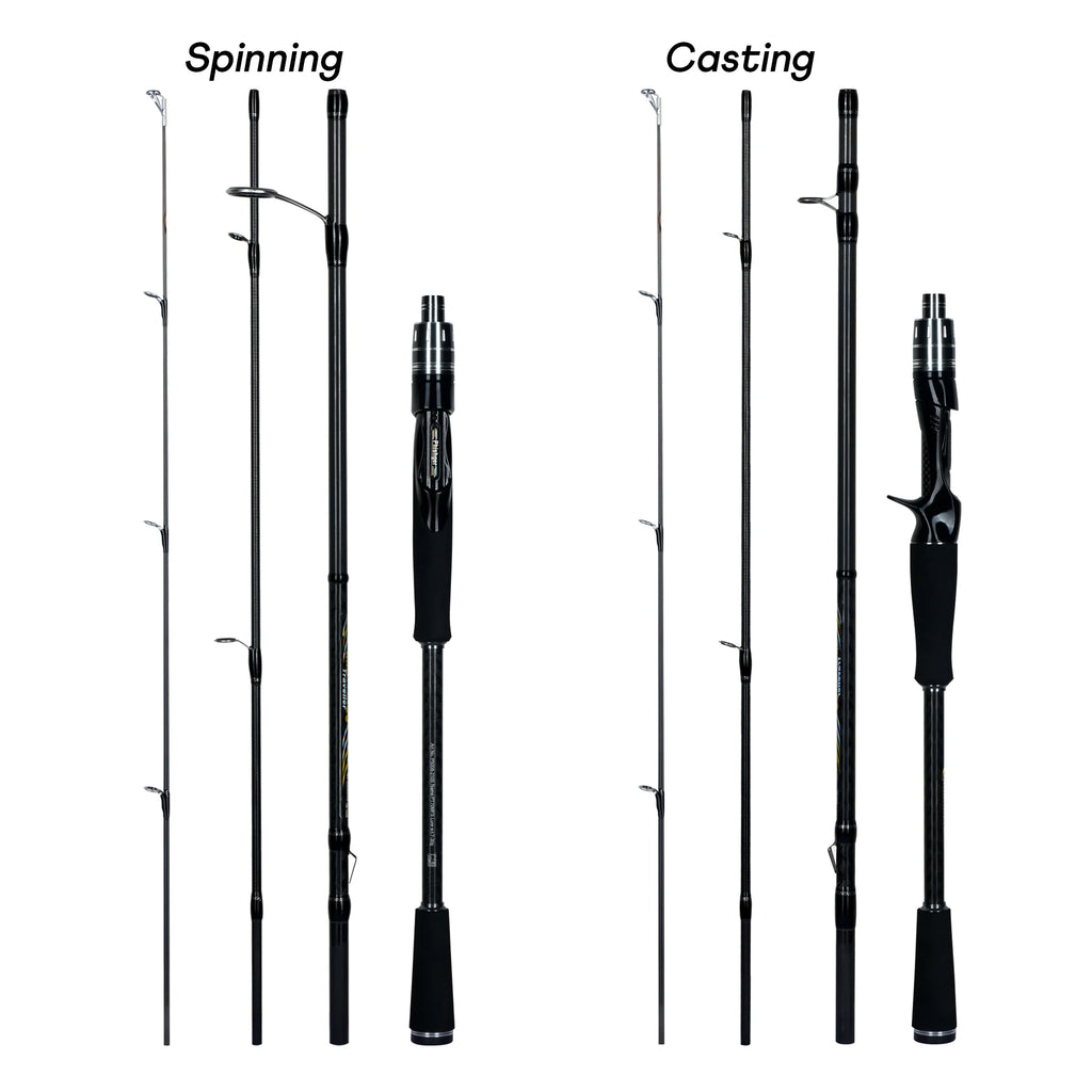 MAXIMUS carbon travel baitcasting rod