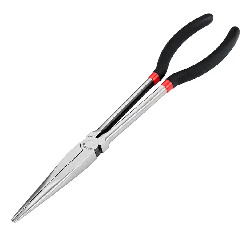 Pince longue manche droite courbée pratique