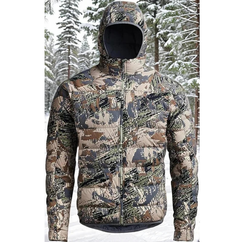 Veste Duvet Camouflage Chasse Extérieur