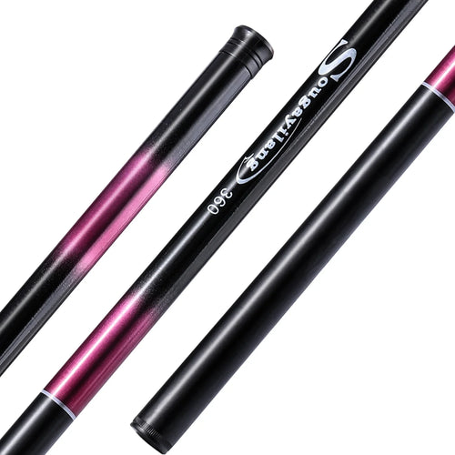 Long and lightweight telescopic fishing rod 