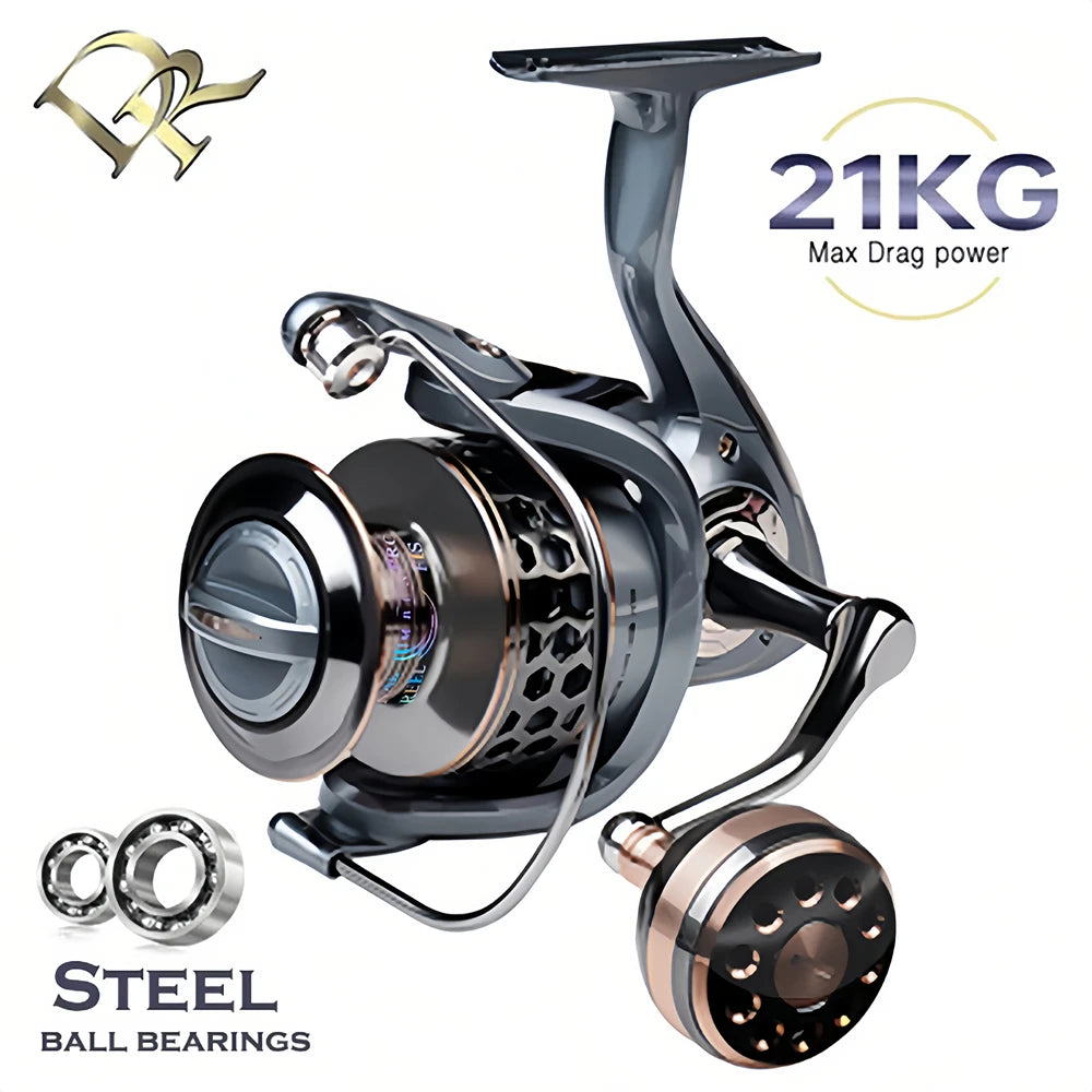 High Resistance Metal Carp Reel