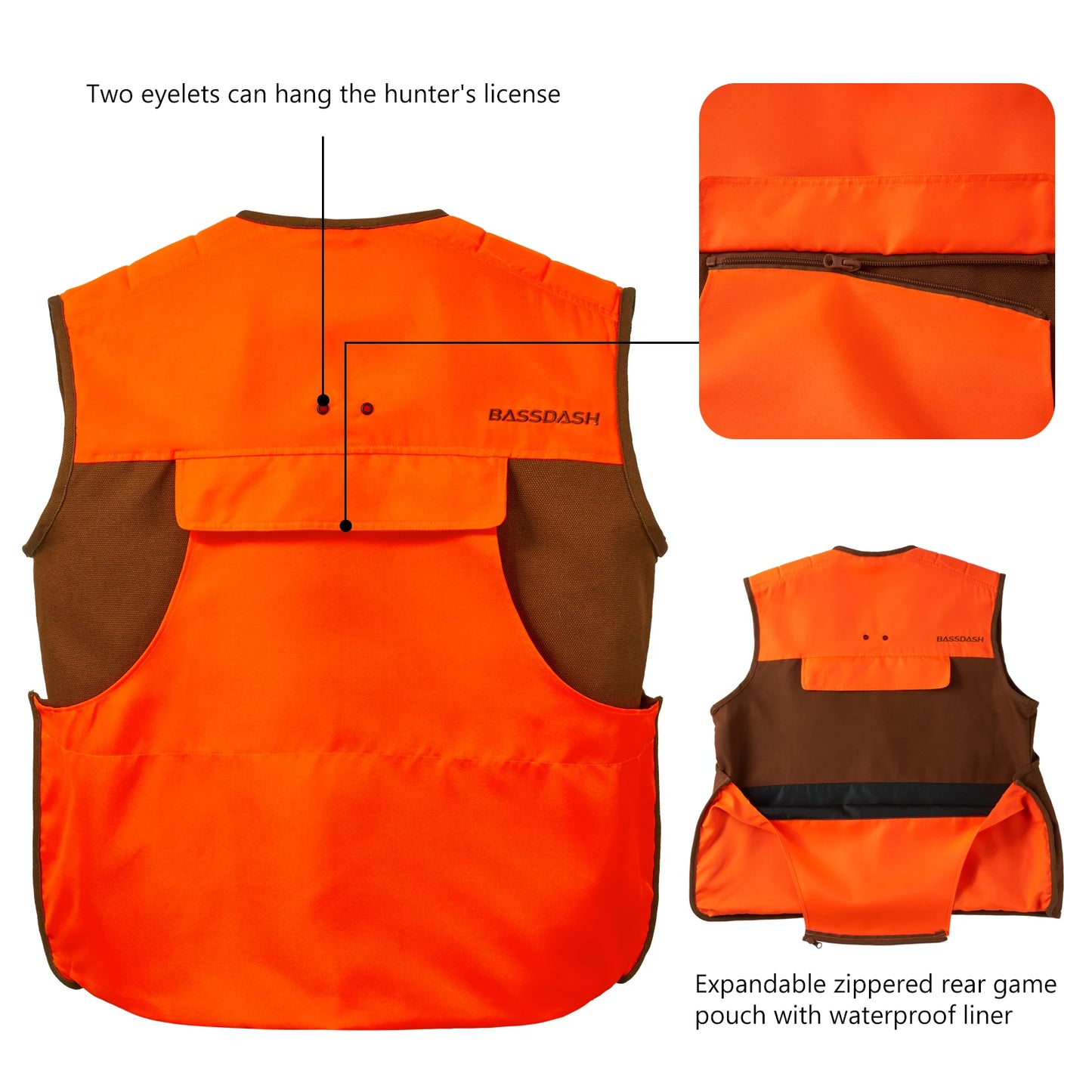 Gilet Chasse Résistant Eau Multi-poches