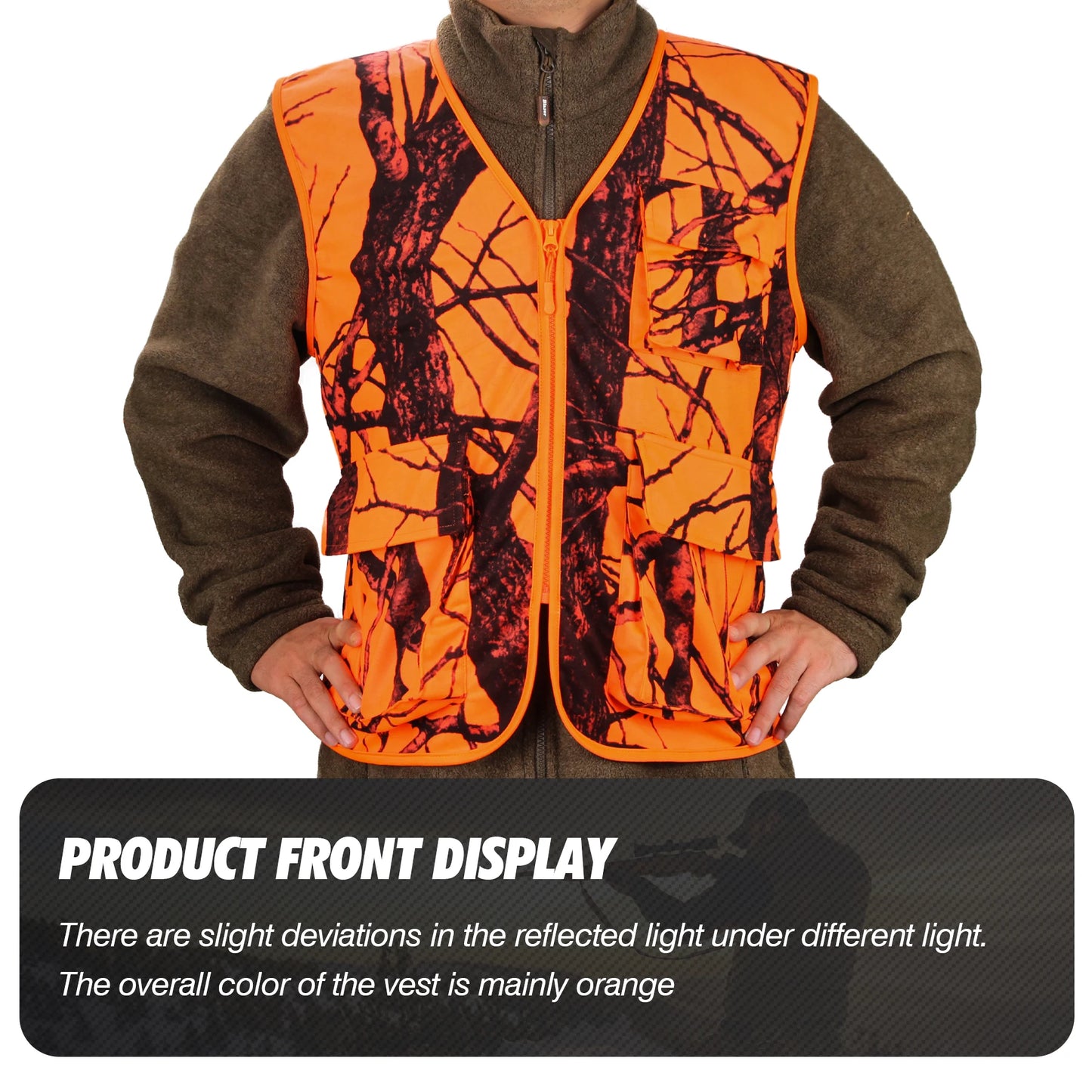 Gilet Orange Sécurité Chasse