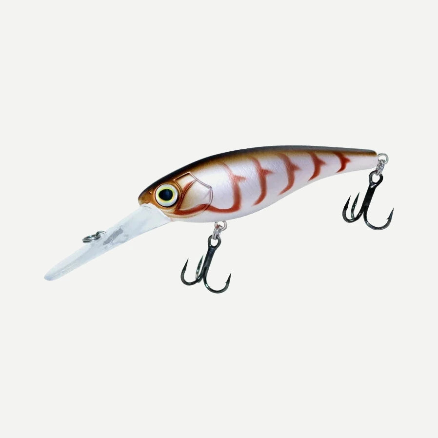 Jerkbait minnow suspendu 6 cm, 6 g – Doré Tigré
