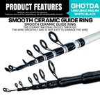Telescopic lure rod + baitcasting reel