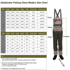 Waders de pêche respirants légers hommes