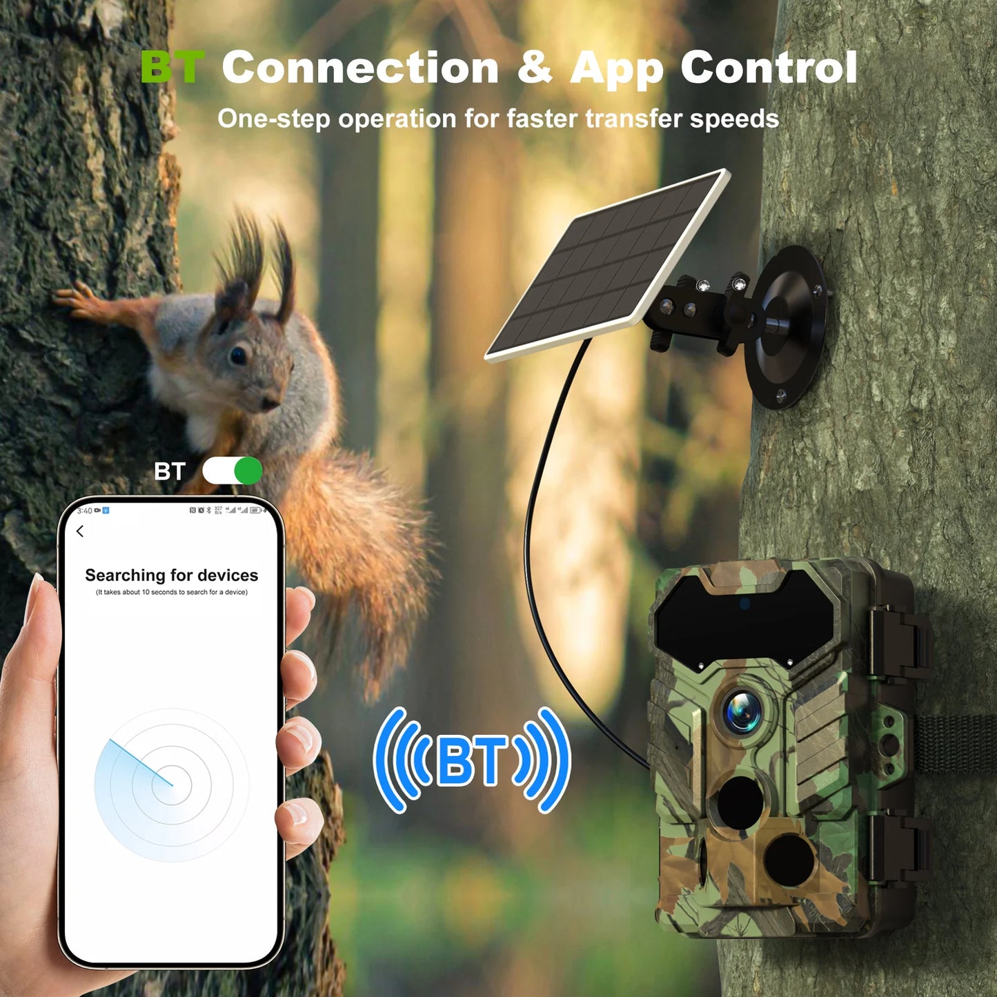 Caméra Chasse Solaire IP66 Pro