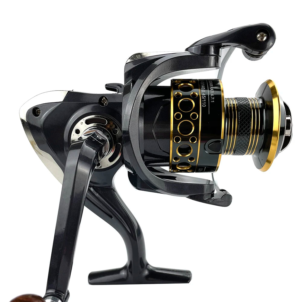 Carp Fishing Reel with Reinforced Metal Spool