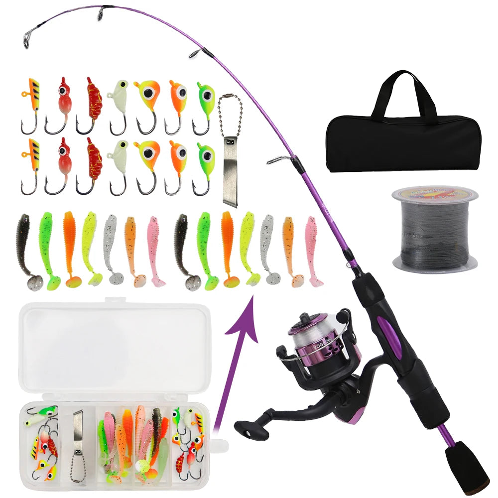 Kit Pêche sur Glace 34pcs – Ultraléger 27po