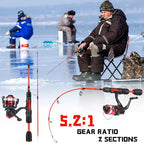Sougayilang Ice Fishing Rod Set